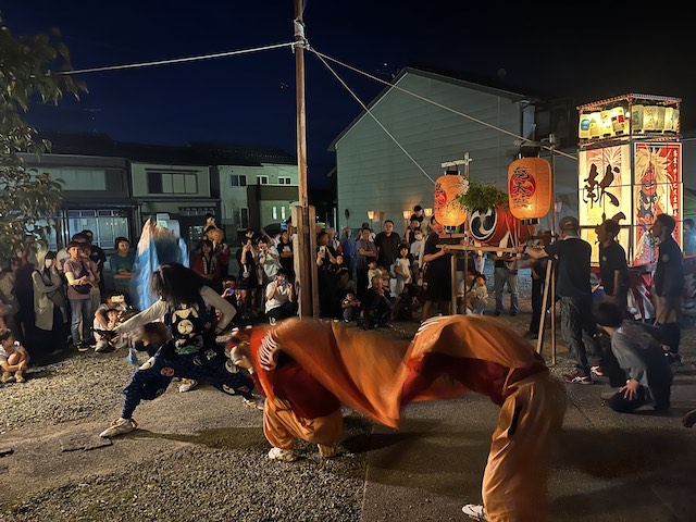 佐渡島のお祭り風景
