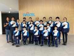 沖永良部島の子供たちとダイセル社員