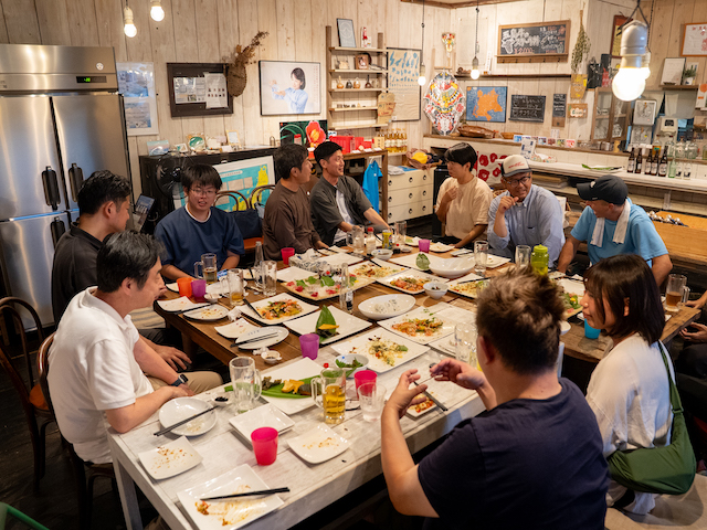 ソトノマでの宴会